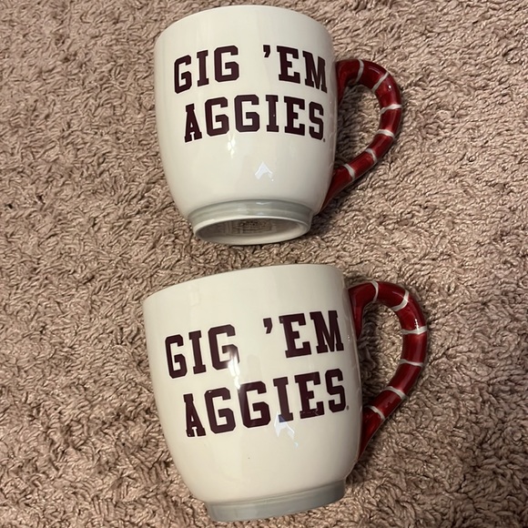 New Gift Texas A&M Aggies Coffee Mug Cups Boxed Maroon White Football Alumni - Picture 5 of 6